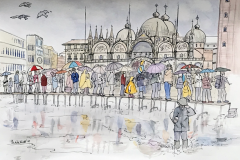 After the rain â€“ St Marks Square  - Sheila West