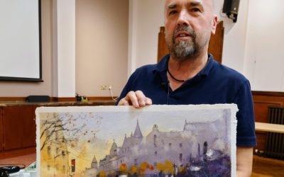 Watercolour demonstration by Graham Wands