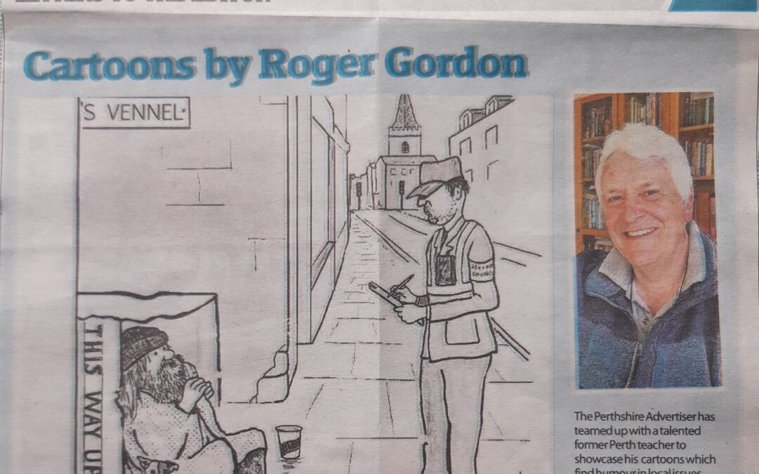 Perthshire Advertiser coverage of Roger Gorden